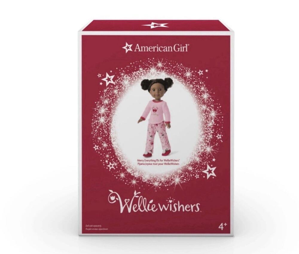 American Girl Wellie Wishers Merry Everything PJs for 14.5 inch Dolls NIB